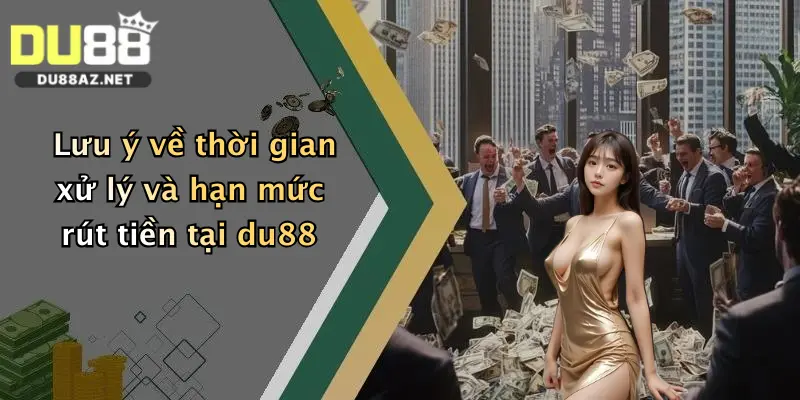 Lưu ý về thời gian xử lý và hạn mức rút tiền tại du88